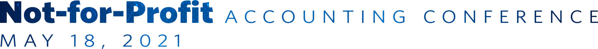 Not-for-Profit Accounting Conference 2021 Header Image