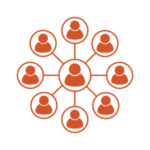 Engage/Networking Graphic - Interconnected People