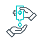 SYM-sanitize Hand sanitizer icon graphic