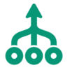 VOL-align Align Teal Icon