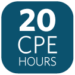 20-cpe-square 20 CPE Hours Icon - Navy Color