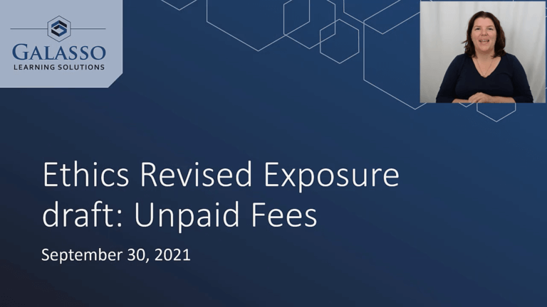 GLS Blog: Ethics Revised Exposure draft: Unpaid Fees