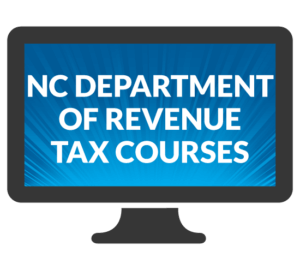NCDOR Tax Courses