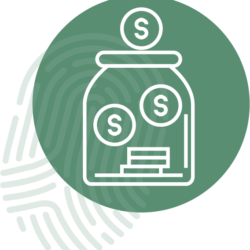 DEI-Financial-assistance-icon Savings Jar with Money Graphic Icon - Green