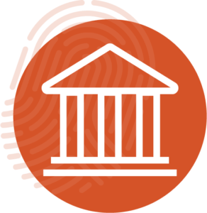 DEI-advocacy-icon Government building Icon - Orange