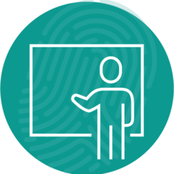 Educator Circle Icon - teal