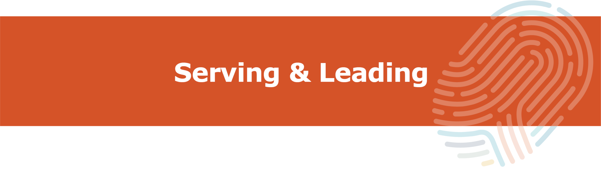serving and leading header - red Serving and Leader Header Graphic