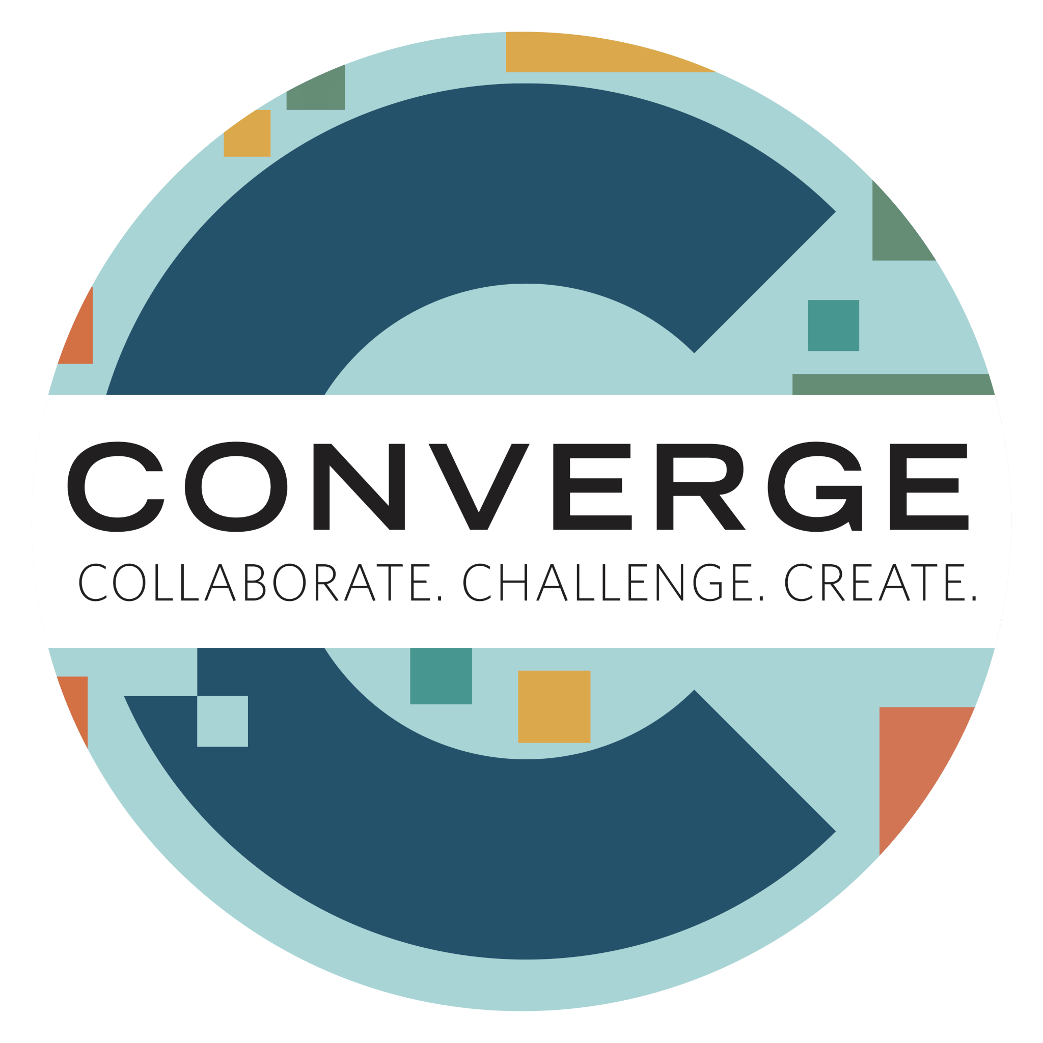 Converge Conference circle graphic