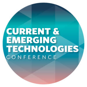 Current & Emering Technologies Conference Circle Icon