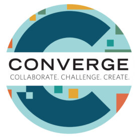 Converge Circle Icon Logo