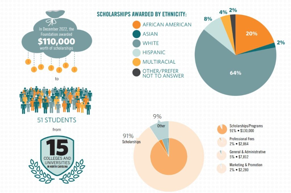 Foundation Infographic 2022 Foundation Donation Infographic