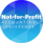 Not for Profit Conference Circle Icon Graphic