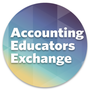 AEE-2024-icon-round Accounting Educators Exchange Circle Graphic Icon