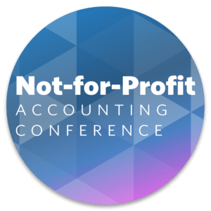 Not for Profit Accounting Conference Round Icon
