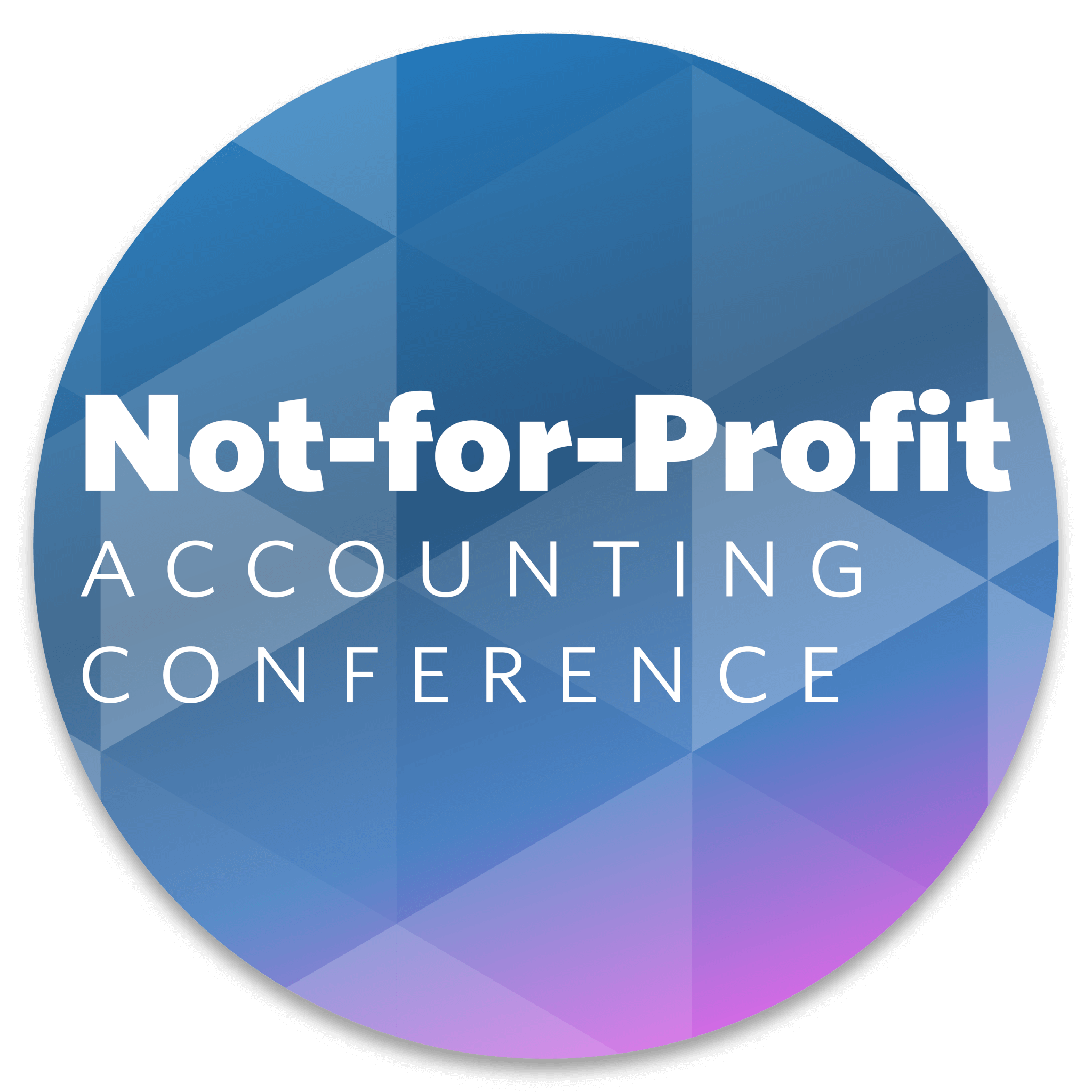 Not for Profit Accounting Conference Round Icon