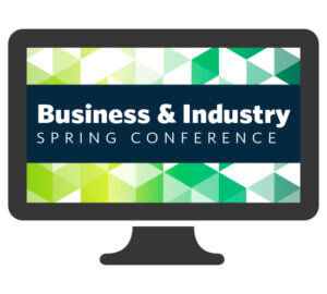 Business & Industry Spring Conference Monitor Image