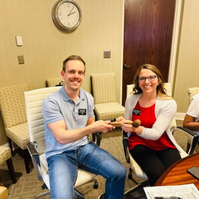 Jon & Jamie Passing the Gavel 2024 Jon & Jamie Passing the Gavel 2024