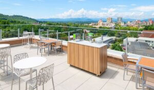 Element Asheville Downtown - Outside Patio Photo