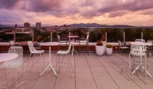 Element Asheville Downtown - Patio Sunset View Photo