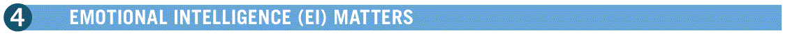 blue 4 4. Emotional Intelligence (EI) Matters